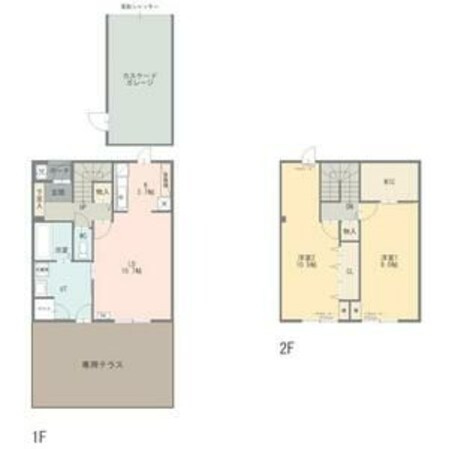 SETTLE ZⅢ protean F棟の物件間取画像